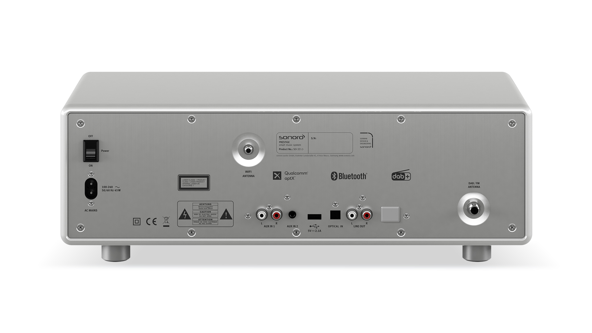 Blanc,  White,  Electronics,  Stereo
