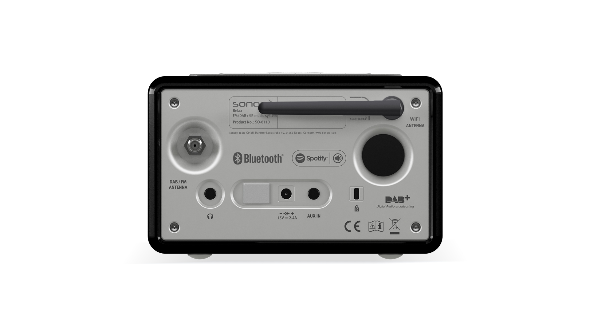 Radio réveil numérique Portable DAB + FM avec fonction minuterie de  sommeil, Radio stéréo à piles