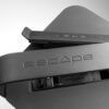 Nahaufnahme des eingebauten ESCAPE M1 AIR Moduls im Bodenfach eines ESCAPE P9 Lautsprechers – vorbereitet für WLAN-Streaming.