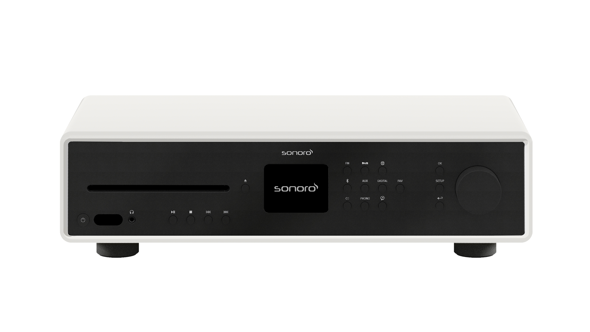 Blanc, White, Electronics, Stereo